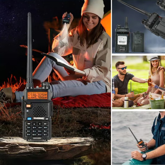 UV-5R amatörradio lång räckvidd UV5R tvåvägsradio dubbelband walkie-talkie
