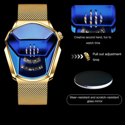 ⌚60% rabatt🔥Lyxig Racing Sport Rhombus klocka för män