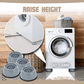 ✨ KÖP 2 FÅ 1 GRATIS! 🏡 Gummifötter för tvättmaskin (4-pack) 🔇 Minskar buller, vibrationer och slitage på golvet 🧼