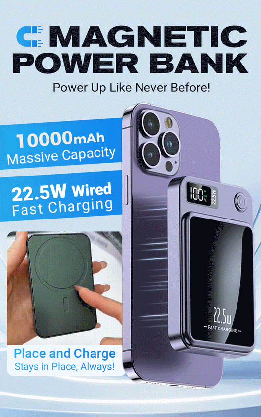⚡ 50 % RABATT NU! ✨ 10000 mAh ultratunn powerbank – PD/QC snabbladdning och bärbar design för telefoner och surfplattor 📱🔋