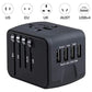 Universell 100V-220V smart reseadapter spänningsomvandlare🔥49% rabatt + köp 2 gratis frakt📦