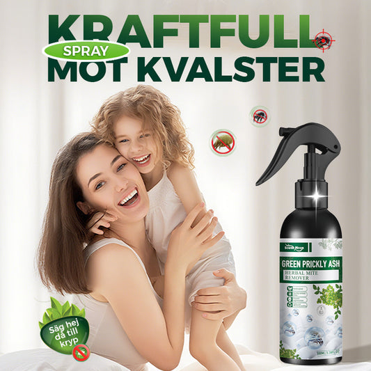 🔥 KÖP 2 FÅR 3! 🌿 KVALSTERSPRAY - Eliminerar Kvalster och Mijjer Direkt, Skonsam för Hud och Textiler, Luktfri och Snabbverkan 🛏️✨