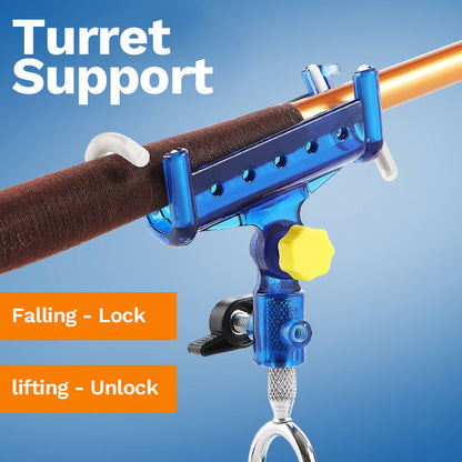 🎣 50 % RABATT NU! 🔒 Självlåsande tornställning för metspinne – 360° rotation & rostfritt stål för stadigt fiske ✨