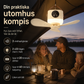 Portabel takfläkt med fjärrkontroll
