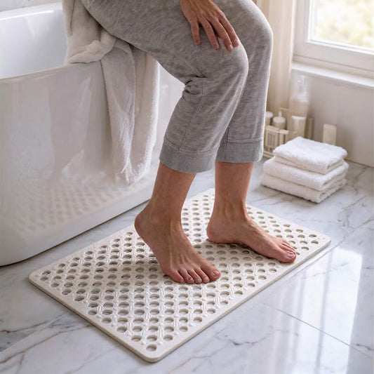 🛁✨ Halkfri & Antibakteriell Duschmatta – Tryggare i Våtrummet