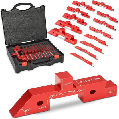 📐 50 % RABATT NU! 🛠️ GJANSH inställningsklossar i aluminiumlegering – 4-i-1 precisionsset med förvaringslåda 🔧