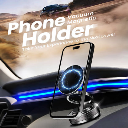🔥Köp mer, spara mer🔄360° justerbar magnetisk telefonhållare med sugpropp📱🚗
