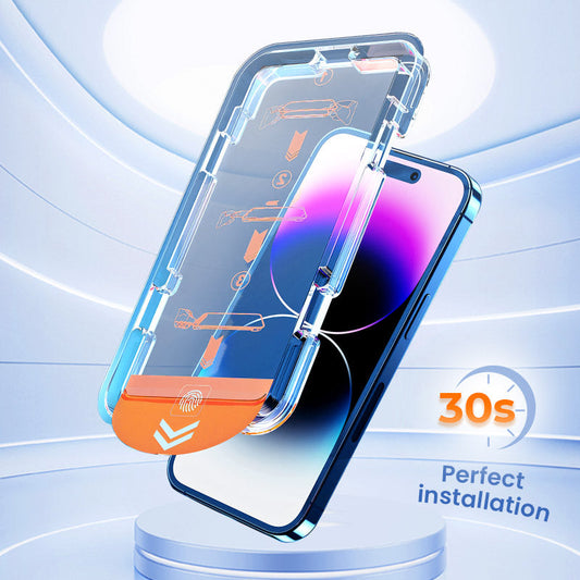 🔥Begränsad tid 50% rabatt🔥4K HD/Anti-Peeping skärmskydd av härdat glas med automatisk dammeliminering för iPhone