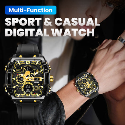 🔥53 % rabatt 🔥Multifunktionell sport- och fritidsklocka med digitalfunktion