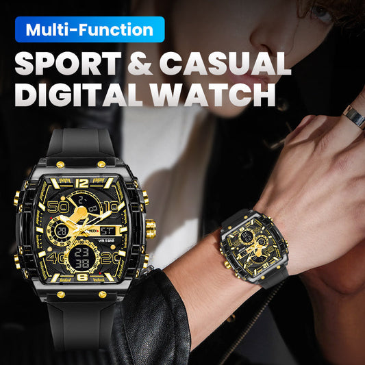 🔥50 % rabatt 🔥Multifunktionell sport- och fritidsklocka med digitalfunktion