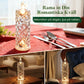 🕯️ 50 % RABATT NU! ✨ LED-kristallljus - Romantiska bordslampor för natt🎁