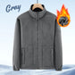 🎅Julförförsäljning🎁Herrjacka i dubbelvävd fleece (50 % rabatt)