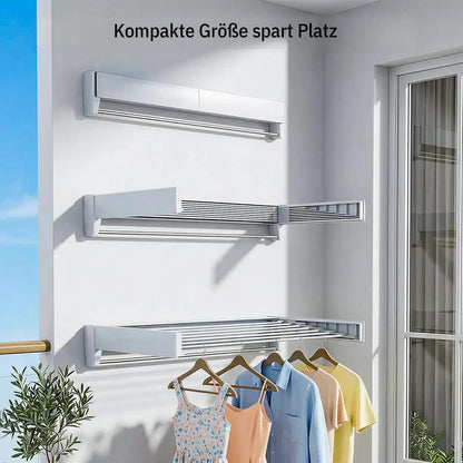 🧺🪑 50% RABATT NU! Vikbar väggmonterad torkställning – platssparande, tålig & mångsidig – perfekt för små lägenheter, badrum och tvättrum ✨
