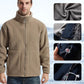 🎅Julförförsäljning🎁Herrjacka i dubbelvävd fleece (50 % rabatt)