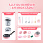 👧🏻 55% REA NU! 🎁 Mini-Köksleksak 22-delars Set - Äkta Ljud & Belysning, Perfekt Present för Barns Kreativa Lek 🍳✨