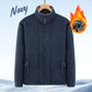 🎅Julförförsäljning🎁Herrjacka i dubbelvävd fleece (50 % rabatt)