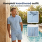 🔥50% RABATT NU! 🔥 Sommarset för män bestående av en polotröja och shorts
