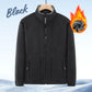 🎅Julförförsäljning🎁Herrjacka i dubbelvävd fleece (50 % rabatt)