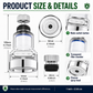 🚰 50 % RABATT NU! 💧 360° kranfilter – uppfriskande, praktisk & stänkfri – perfekt för kök och badrum 🏠