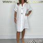 【L-4XL】✨2025 Ny tunika med knäppning Plus Size