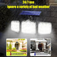 🎁Hot Sale 50% OFF🔥Solcellslampor för utomhusbruk 138 LED-säkerhetslampor, 3 dimbara spotlights med 3 lägen, IP65 vattentät
