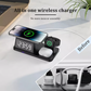 ⚡🔋 -50%! 🕐 Trådlös Snabbladdningsstation 7-i-1 med Klocka – 15W Laddning, Flera Enheter & Adaptiv Belysning
