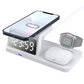 ⚡🔋 -50%! 🕐 Trådlös Snabbladdningsstation 7-i-1 med Klocka – 15W Laddning, Flera Enheter & Adaptiv Belysning