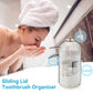 ✨ 50% RABATT! 🪥 Roterbar Tandborsthållare med Skjutlock (360°) – Dammtät & Hygienisk Badrumsförvaring 💧