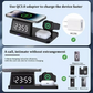 ⚡🔋 -50%! 🕐 Trådlös Snabbladdningsstation 7-i-1 med Klocka – 15W Laddning, Flera Enheter & Adaptiv Belysning