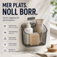 ✨ 50 % RABATT NU!✨ Väggmonterad förvaringskorg för kök och badrum