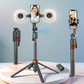 📸 50% RABATT NU! ✨ 180 cm Smart Selfiepinne med Ansiktsspårning – 360° Automatisk Följning, Mobil-stativ & Fyllnadsljus 🎬