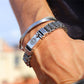 💎 50% RABATT! 💎 Tibetanskt bönehjulsarmband – 925 sterlingsilver, lyckobringare och alla hjärtans dag-present