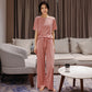 Avslappnad Enfärgad Stretchig Loungewear 2-Delad Set