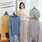 Avslappnad Enfärgad Stretchig Loungewear 2-Delad Set