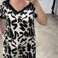 Nya sommarklänningar - Off-Shoulder V-Neck Fashionable Breathable Dress