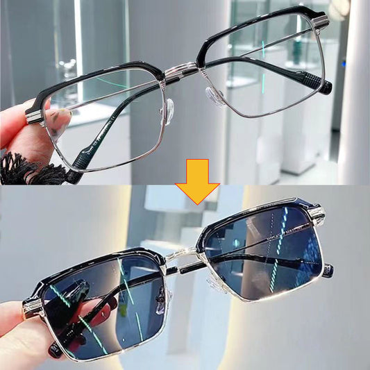 🔥Fashionable Anti-blue Light Square Myopic Glasses