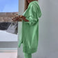 Hooded Sweatshirt & Jogger Leggings 2-delat set