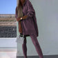 Hooded Sweatshirt & Jogger Leggings 2-delat set