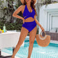 🩱Varm försäljning 49% RABATT👙Baddräkter med Magkontroll Blygsamma Högmidjade Bikini Set