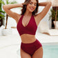 🩱Varm försäljning 49% RABATT👙Baddräkter med Magkontroll Blygsamma Högmidjade Bikini Set