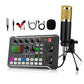 🔥Julkampanj 50% rabatt🔥Live Streaming Audio Set med mikrofon