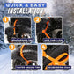 🚗 50% RABATT! ❄️ Universella Återanvändbara Anti-Skid Nylon Däckkedjor – Säker Körning i Vinter ✨