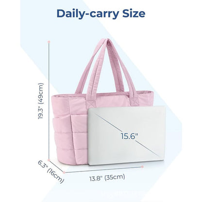 ✨Begränsad tid – 50% rabatt⏰👜 Lättviktig puffig tygväska（🔥het försäljning🔥）