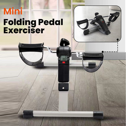 🚴 50% RABATT! ✨ Hopfällbar Minicykel & Pedaltränare med LCD-Display – Träna vid Skrivbordet & i Soffan 🏠