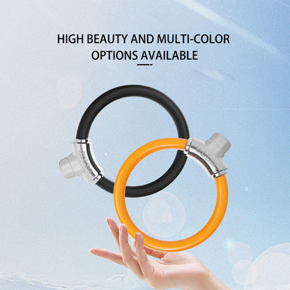 Bärbart stöldskyddslås i stålkabel för cykel, ringformat