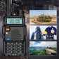 UV-5R amatörradio lång räckvidd UV5R tvåvägsradio dubbelband walkie-talkie