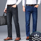 Herren Stretch Rak Passform Jeans