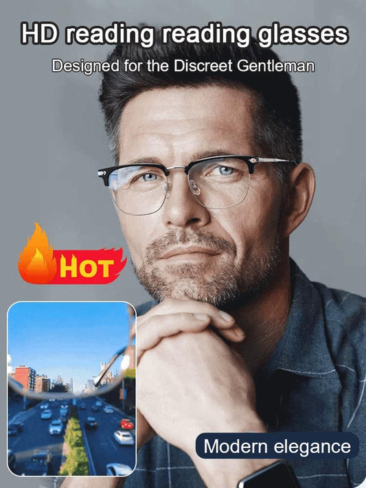 🔥Nya produkter 2025🔥Ultra Light Anti Blue Presbyopic-glasögon