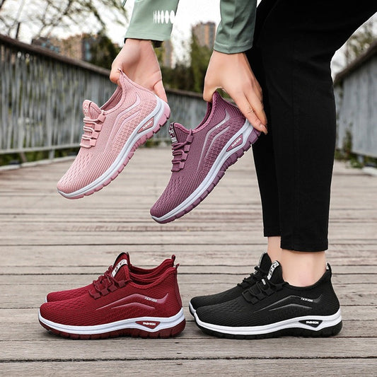 Casual andningsbar komfort-sneaker för damer