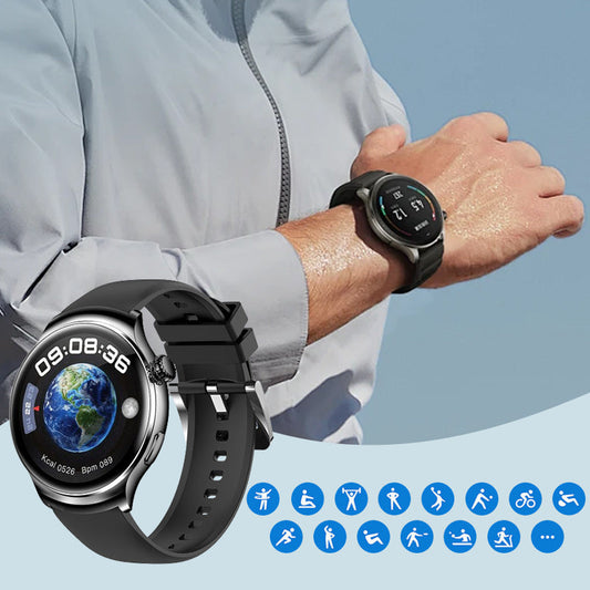🔥Limited time offer🔥Multifunktionell rund smart sportklocka